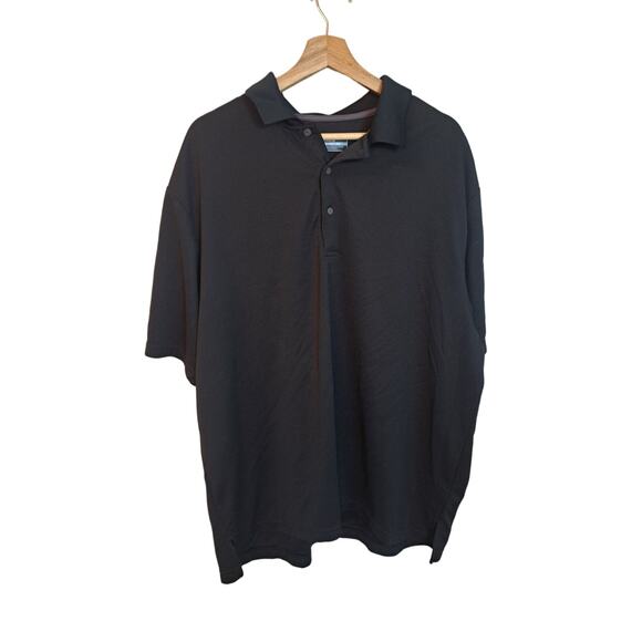 Ben Hogan Performance Polo Shirt Men's Size 2XL XXL Short Sleeve Black Power Air - Picture 1 of 7